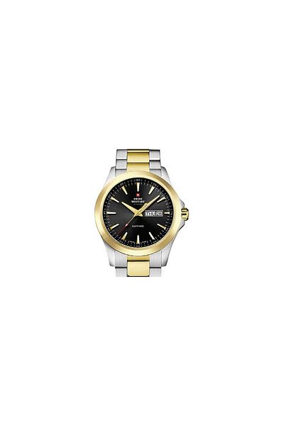 Swiss Military Mens Watch Smp36040.27, Quartz, 42mm, 5atm