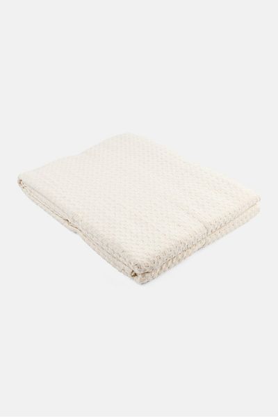 Muy Mucho Textured Blanket 180 x 240 cm, Ivory