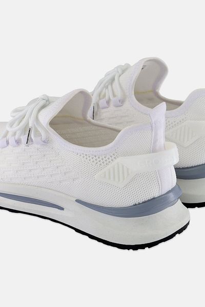 Crosshatch Men Lace Up Training Shoes, White