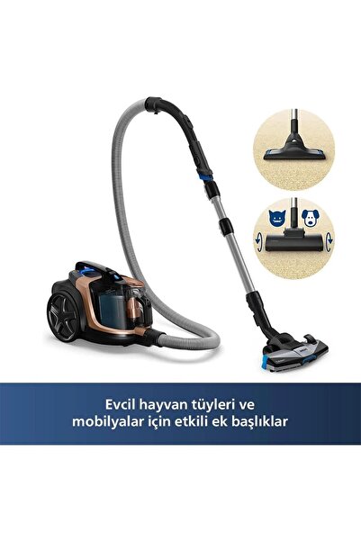 Philips Hepa Filtreli Torbasız Elektrikli Süpürge - Superturbo Fırça Ile Etkili Temizlik Performansı