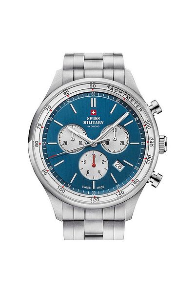 Swiss Military Mens Watch By Chrono Sm34081.03, Quartz, 42mm, 10atm