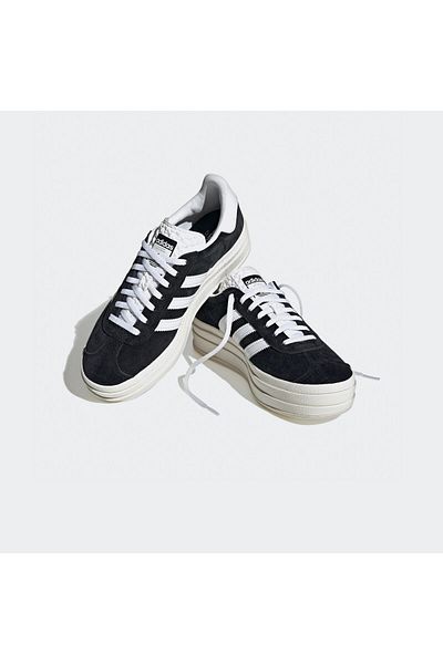 adidas Damen Gazelle Bold Schwarz Turnschuhe Hq6912