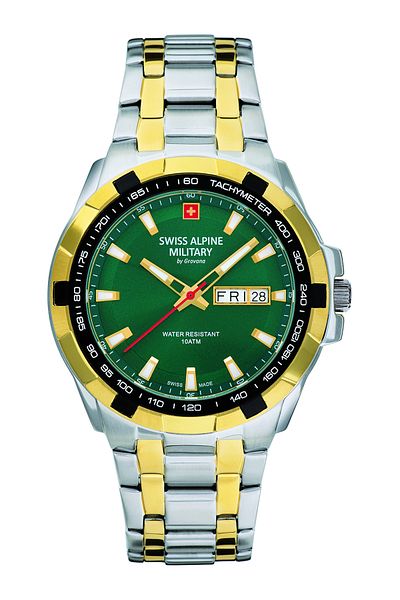 Swiss Alpine Military Mens Watch Swiss Military 7043.1144, Quartz, 42mm, 10ATM