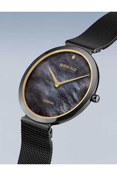 Bering Ceas de damă 18132-132, cuarț, 32mm, 3atm