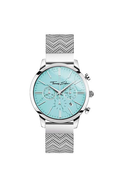 Thomas Sabo Mens Watch Wa0366-201-215, Quartz, 42mm, 5atm