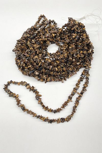 Hayalperest boncuk Χάντρες από χαλίκι σε χρώμα Tiger Eye