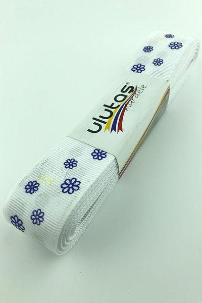 Hayalperest boncuk Daisy Printed Grosgrain Ribbon 2.5 Cm