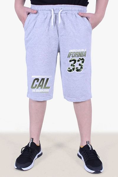 FYK COLLECTİON Unbreakable Printed Boy's Double Pocket Capri