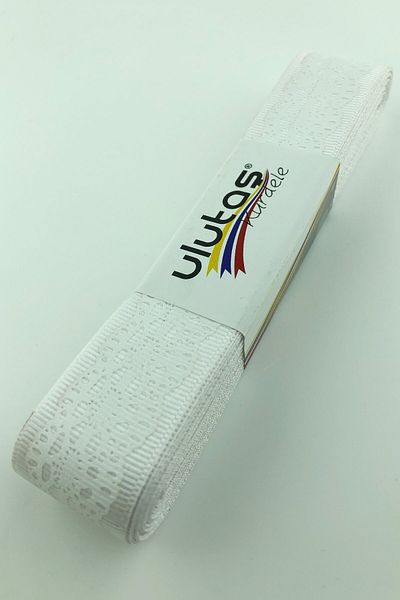Hayalperest boncuk Lace Printed Grosgrain Ribbon