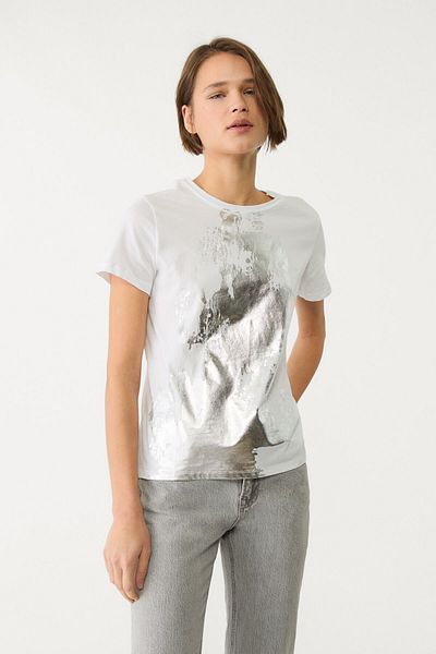 Stradivarius Printed short sleeve T-shirt