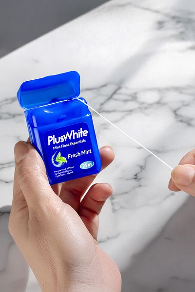 Plus White Mint Floss Essentials Mint Dental Floss 25m