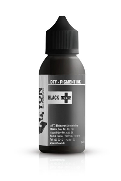KryonPlus Tortusuz Black Dtf Mürekkep - 150 ml