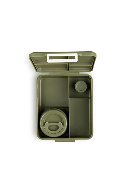 Citron Grand Beslenme Kutusu Seti - 4 Bölmeli, Sosluk ve Çelik Kavanozlu - Gr...