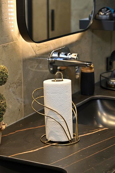 Edora Home Ανοξείδωτο χάρτινο ρολό Golden Swan - Αξεσουάρ κουζίνας, μπάνιου, παιδικού υπνοδωματίου