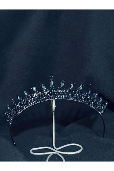 Butik Kristal Taşlı Düğün Kına Nişan Gelin Tacı