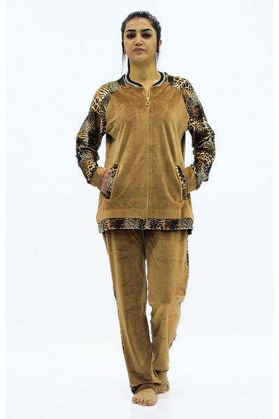 Sementa Σετ αθλητική φόρμα Leopard Combination Velvet