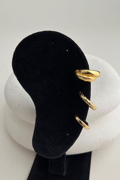 Modex Gold Minimal Earring Set