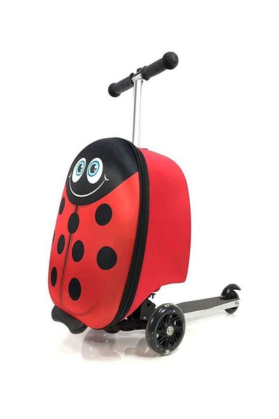Gamertek حقيبة الأمتعة ذات السكوتر من Ladybug (19 بوصة)