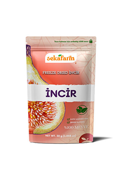 sekafarm Freeze Dried İncir, Dondurularak Kurutulmuş Meyve Cipsi, Freeze Dry ...