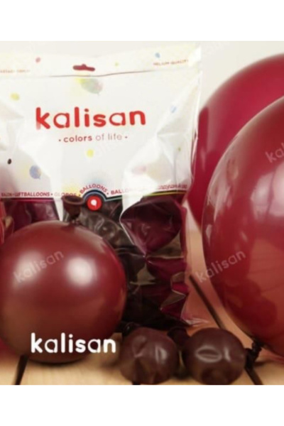 Çemrek Süs Parti Pack of 100 Kalisan Balloon 12 Inch Decoration Balloon