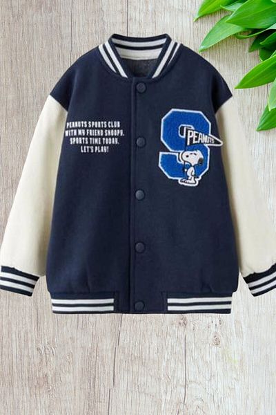 LEON CLUB Jachetă de colegiu bleumarin pentru copii unisex