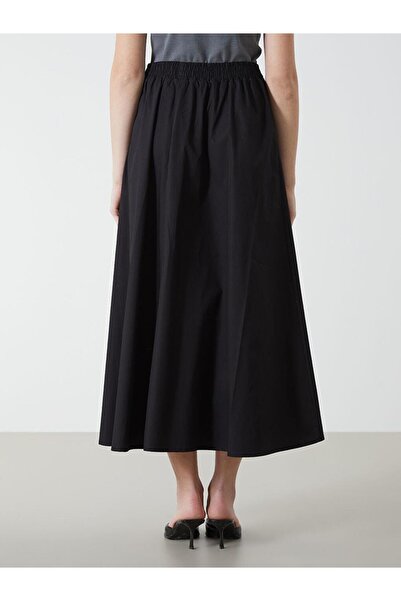LC Waikiki LCW Modest Beli Lastikli Kadın Kloş Etek