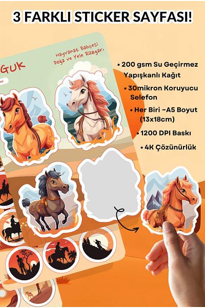 GUGUK Red Horizons Sticker Leaves Set