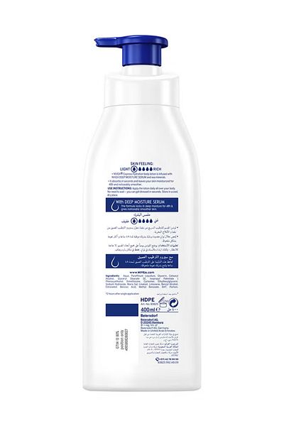 NIVEA Express Hydration Body Lotion, Sea Minerals, Normal To Dry Skin 400ml