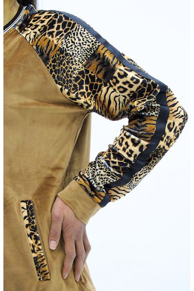 Sementa Σετ αθλητική φόρμα Leopard Combination Velvet