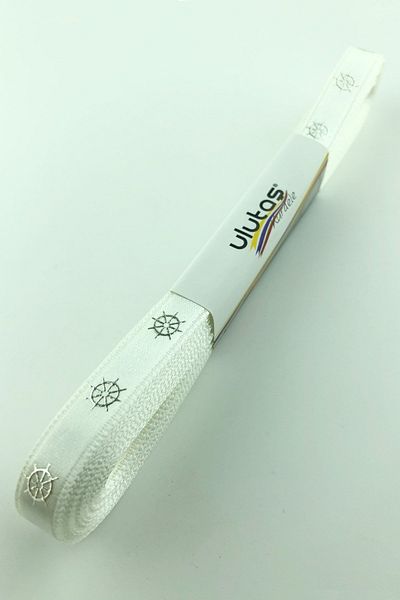 Hayalperest boncuk Panglică Satină Imprimată Foil de argint 1 Cm