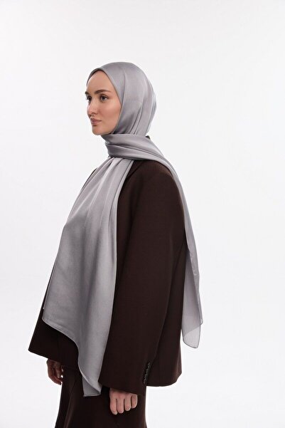 cs camellia scarf Σάλι Idol Saten Janjan - Ασημί