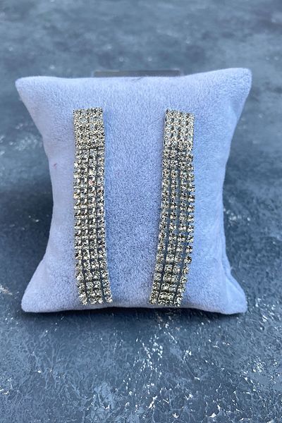Hayalperest boncuk 4 Rows Hanging Evening Dress Earrings Set