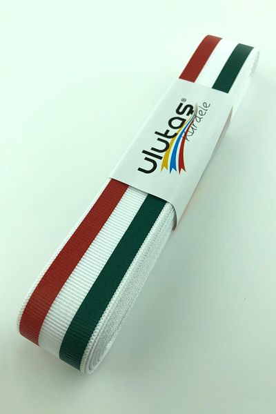 Hayalperest boncuk Κορδέλα με στάμπα ρίγες Grosgrain 10 Mt