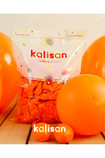 Çemrek Süs Parti Kalisan Balon 12 İnç Dekorasyon Balonu 100 lü Paket
