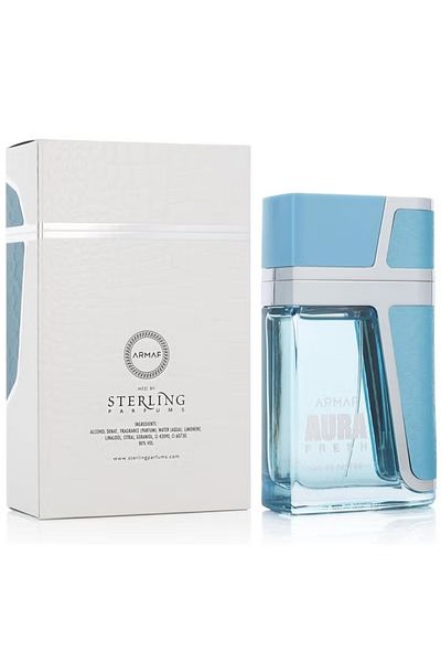 Armaf Perfume Aura Fresh Blue Eau De Parfum For Men 100ml Fragrance For Him