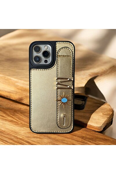 casewordtr Iphone 13 Pro Max  Uyumlu Deri Kişiye Özel Harfli Telefon Kılıfı (...