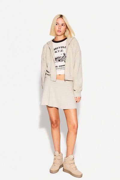 Bershka Soft touch mini skirt