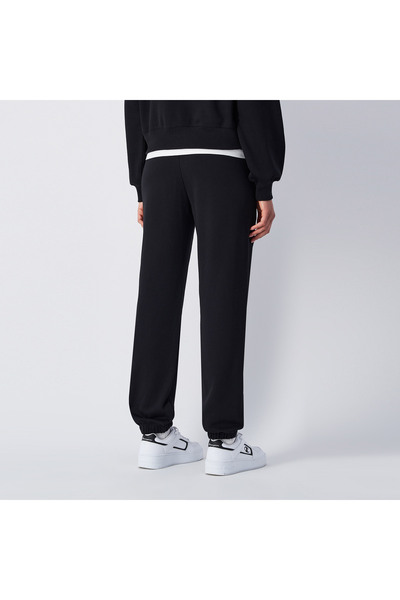 Champion Script Shop Elastic Cuff Pants Black Women's Sweatpants -117583-Kk001
