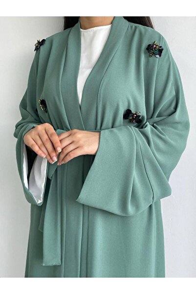 MELEK ARAZ Su Yeşili Ebrar Abaya