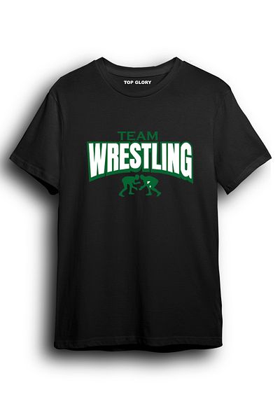 TOP GLORY Μπλουζάκι πάλης GreenX Wrestling - WRSL9110