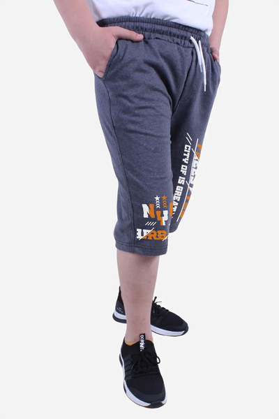 FYK COLLECTİON Urban Printed Boy's Double Pocket Capri