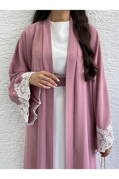 MELEK ARAZ Ροζ Elif Model Abaya