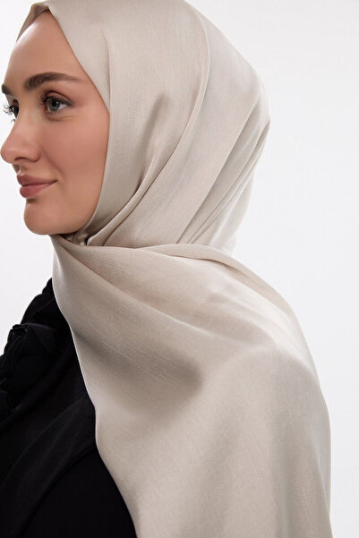 cs camellia scarf Idol Satin Janjan Shawl - Mulberry