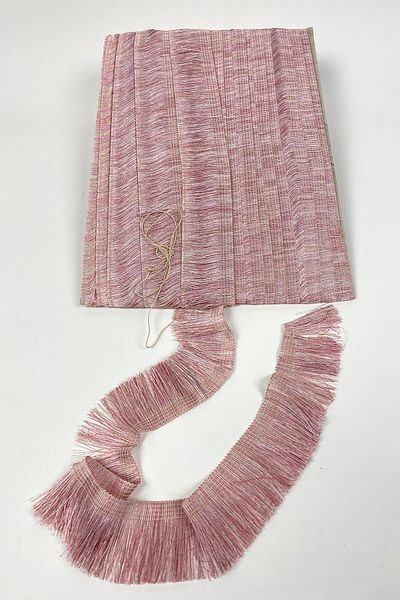 Hayalperest boncuk Rope Tassel Flat Fringe Strip - Powder