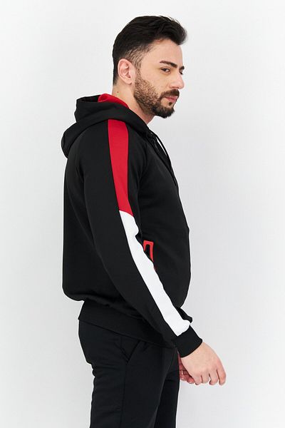 Cultura New York Men Sportswear Fit Long Sleeve Outdoor Sweatshirts, Red