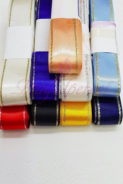 Hayalperest boncuk Glitter Satin Ribbon 3cm