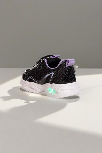 Oksit Mitty Girl's Baby Lighted Comfortable Non-Slip Sole Sneakers