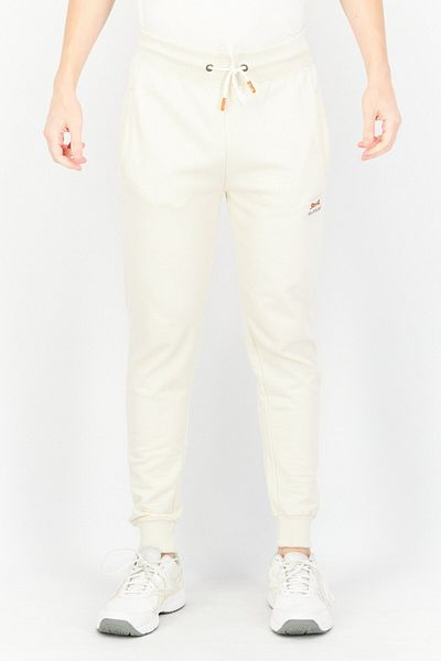 Le tigre Men Regular Fit Solid Jogger Pants, Cream