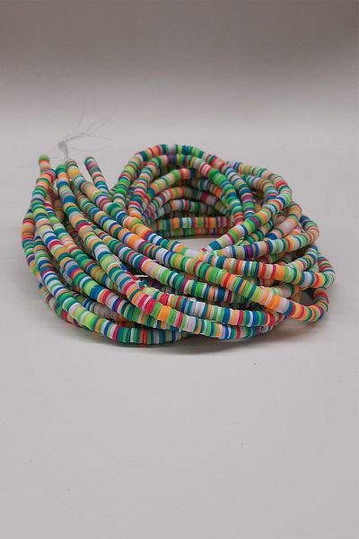 Hayalperest boncuk Πολύχρωμες χάντρες ζύμης Fimo 6mm