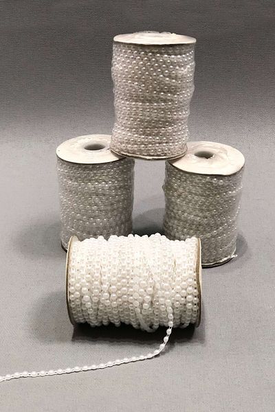 Hayalperest boncuk 4 Mm White Sequential Cut Pearl